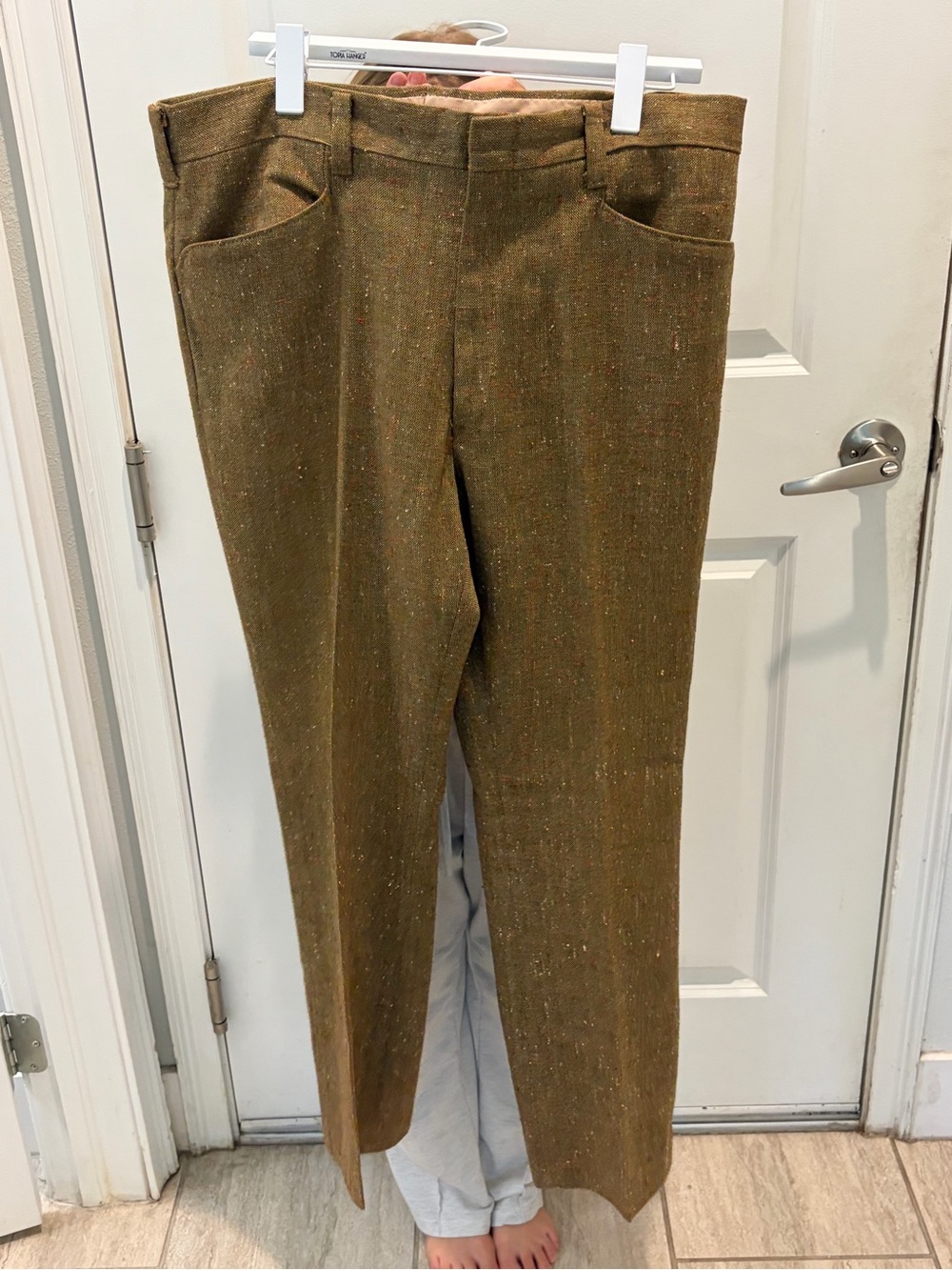 VTG 70’s Levi's Sta-Prest Men's Brown Tweed Wool Dress Pants